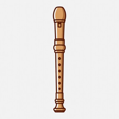 Cartoon Recorder Instrument