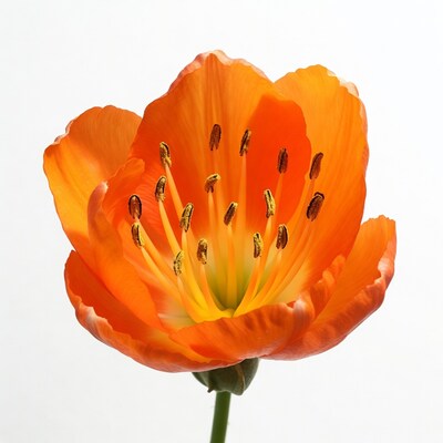 Orange California Poppy Flower
