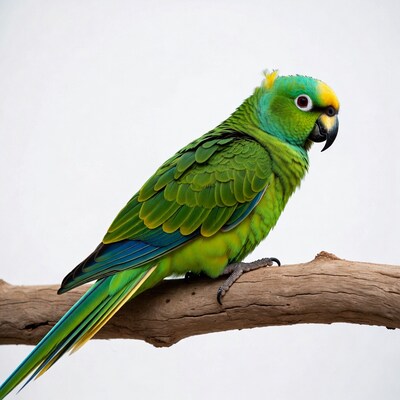 Green-cheeked Parakeet on branch