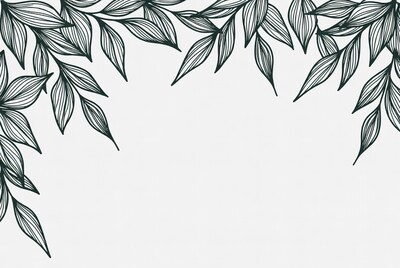 Leafy Border Illustration