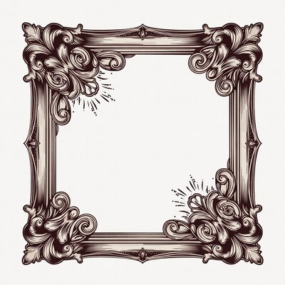 Ornate Vintage Picture Frame