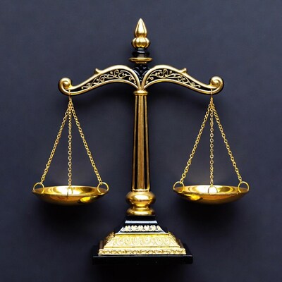 Golden Scales of Justice
