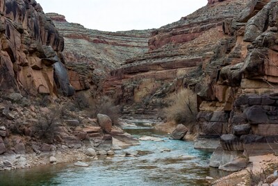 Red Rock Canyon with River