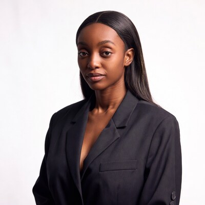 African-American woman in black blazer