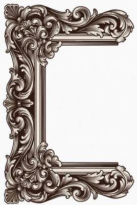 Ornate Vintage Frame Border