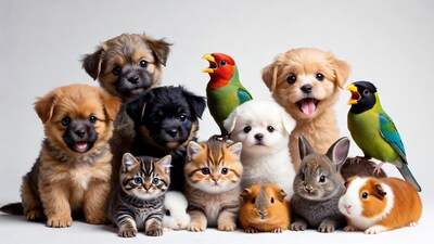Group of Cute Baby Animals