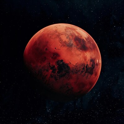 Mars Planet in Space