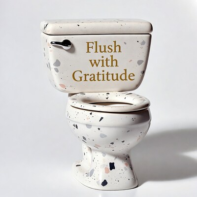 Flush with Gratitude Toilet