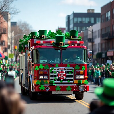 St. Patrick's Day Fire Truck Parade