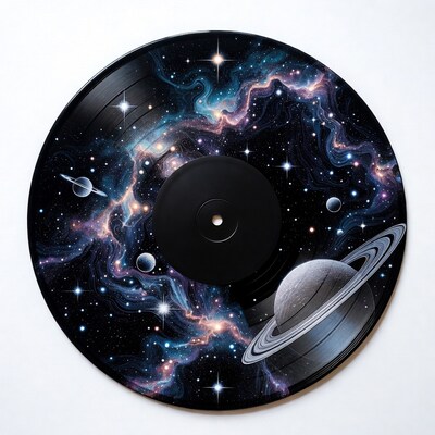 Cosmic Nebula Vinyl Record