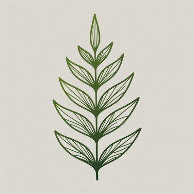Green Leaf Illustration