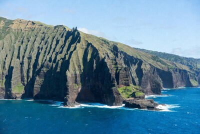 Na Pali Coast Cliffs Hawaii