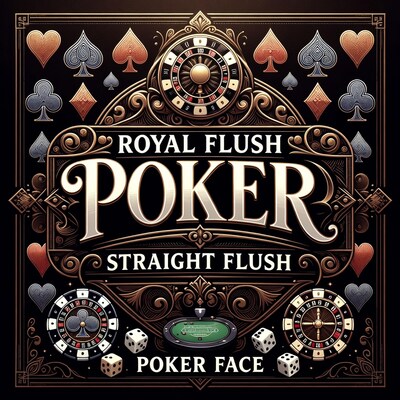 Royal Flush Poker Illustration