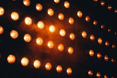 Glowing Spotlights with Smoke
