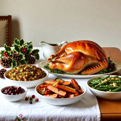 Roast Turkey Thanksgiving Dinner