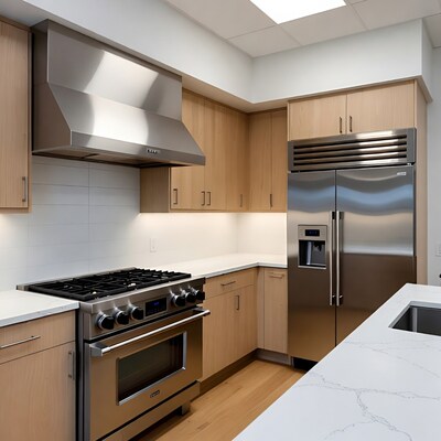 Modern Kitchen with Stainless Appliances