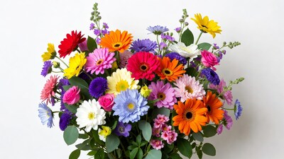 Colorful Gerber Daisy Bouquet