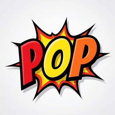 Pop Comic Explosion Illustration