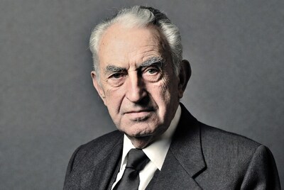 Elderly man in suit