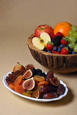 Mixed Fruit Bowl and Dried Fruit Platter