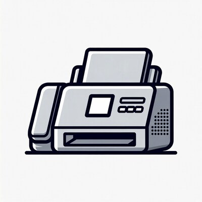 Fax Machine Illustration
