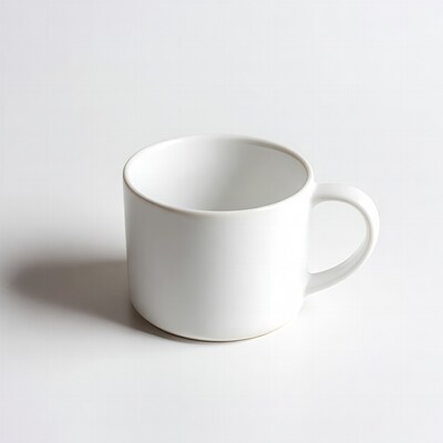 White ceramic mug