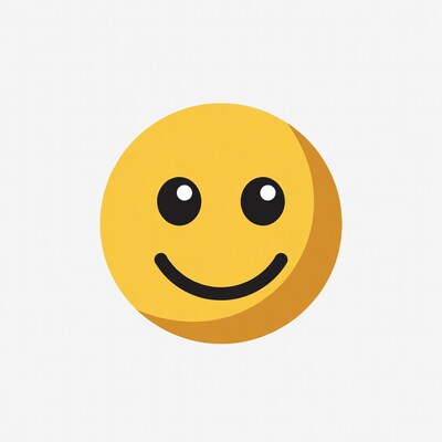 Smiling Yellow Emoji Face