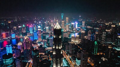 Shanghai Skyline at Night
