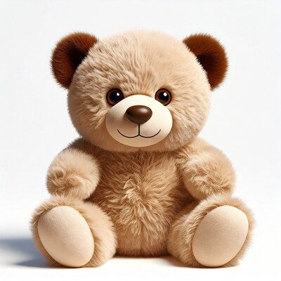 Cute fluffy teddy bear