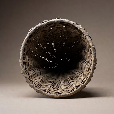 Woven Basket Interior View