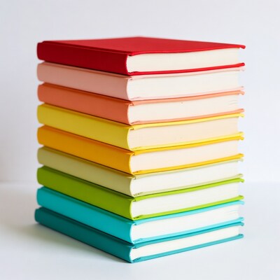 Colorful Stack of Books
