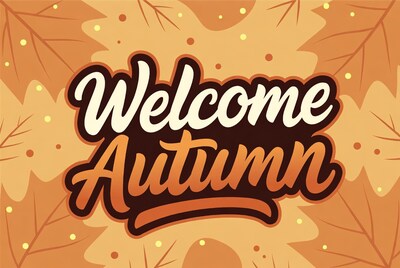 Welcome Autumn illustration