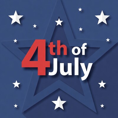 4th of July Stars Background