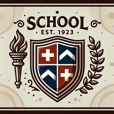 Vintage School Emblem Est. 1923