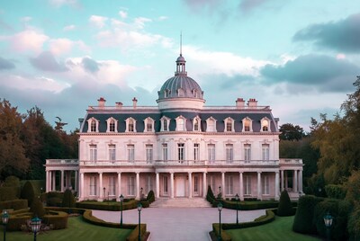 Grand French Chateau with Dome