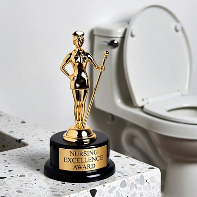 Golden Nursing Excellence Award Trophy