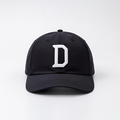 Black D Logo Baseball Cap