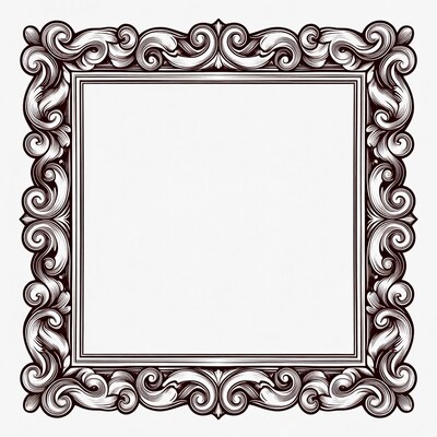 Ornate Vintage Picture Frame