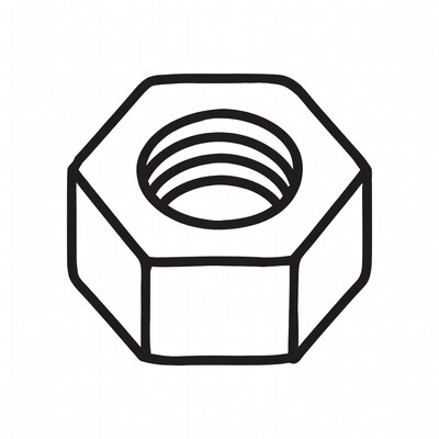 Hex Nut Illustration