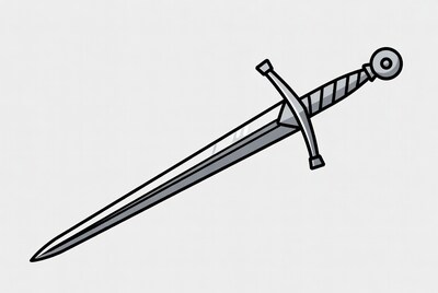 Medieval Sword Illustration