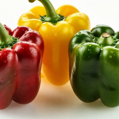 Red Yellow Green Bell Peppers