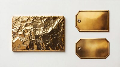 Gold Foil Package and Tags