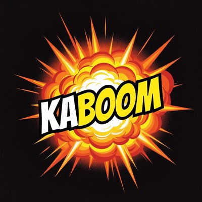 Kaboom Explosion Clipart