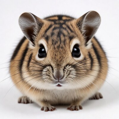 Cute chipmunk with big eyes