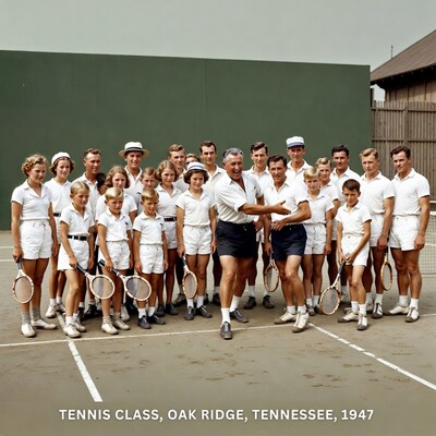 1947 Tennis Class Group Photo