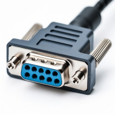 Close-up VGA Connector Plug