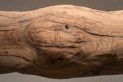 Close-up of natural wood grain