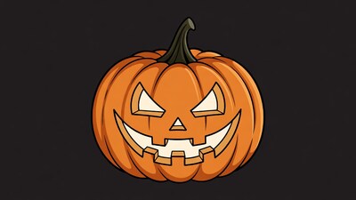 Cartoon Jack-o-Lantern Pumpkin
