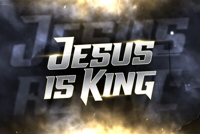Jesus Is King Text Graphic
