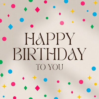 Happy Birthday to You Illustration